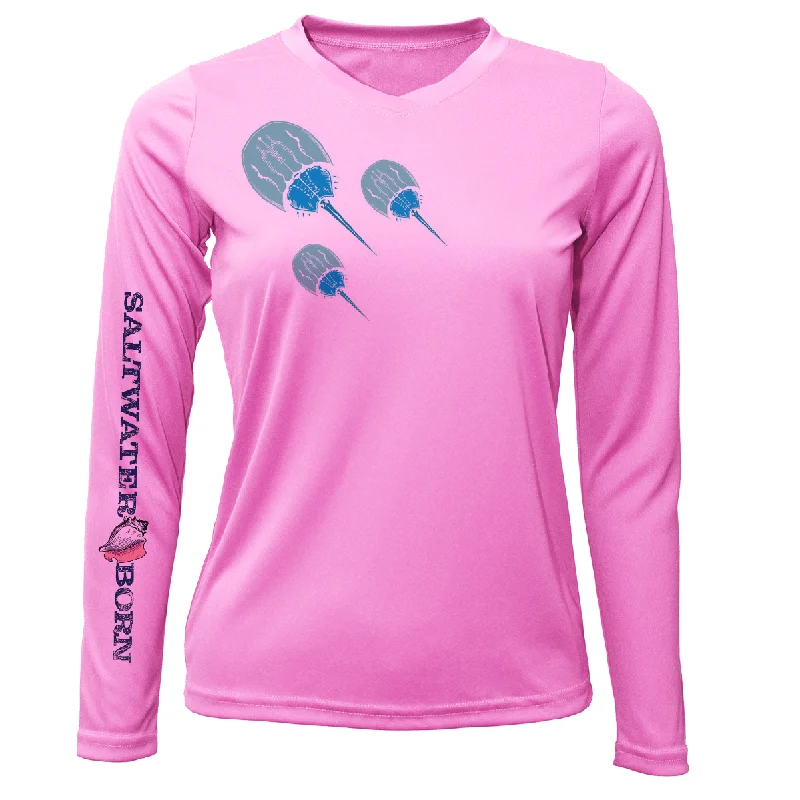 Key West Horseshoe Crab Women's Long Sleeve UPF 50+ Dry-Fit Shirt Classic Short Sleeve Tunic Key West Horseshoe Crab Women's Long Sleeve UPF 50+ Dry-Fit Shirt Classic Short Sleeve Tunic