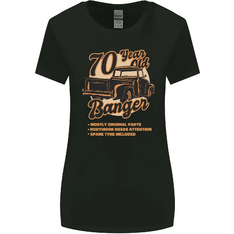 70 Year Old Banger Birthday 70th Year Old Womens Wider Cut T-Shirt Cozy Warm Stylish