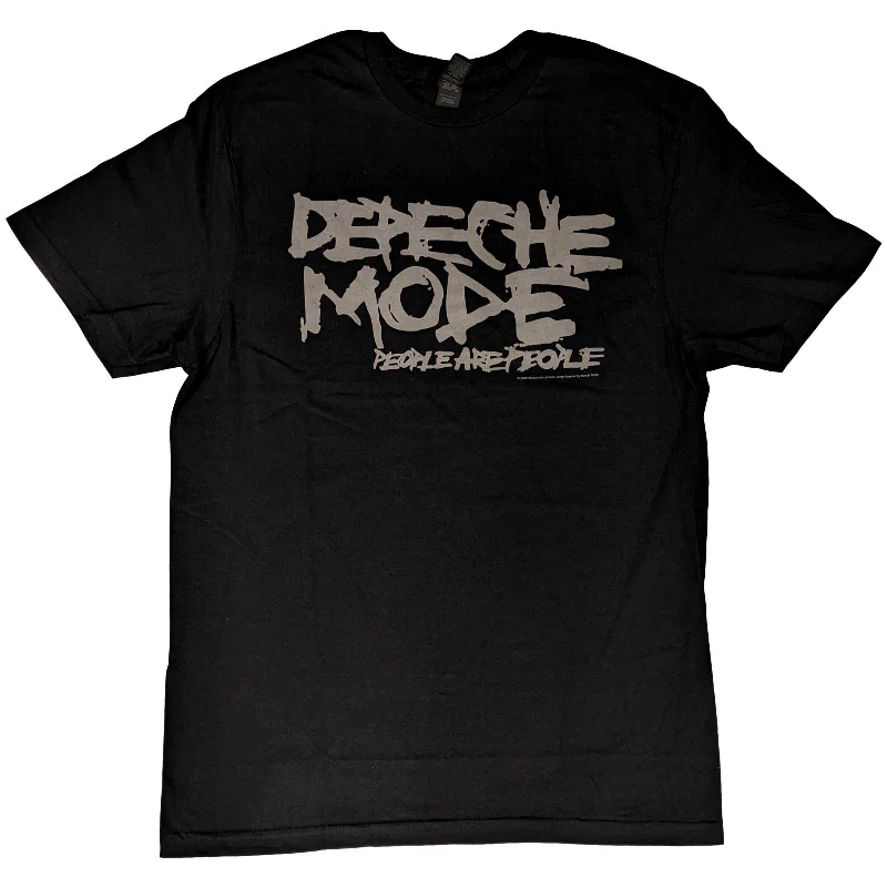 Depeche Mode | Official Band T-Shirt | People Are People Embroidered Appliqued Beaded