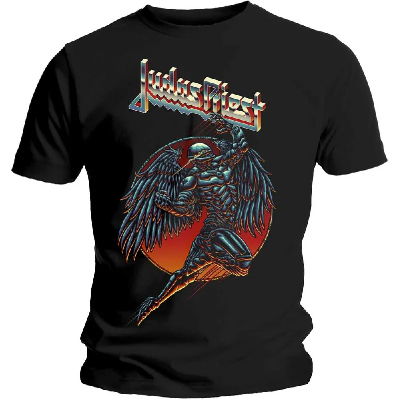 Judas Priest | Official Band T-Shirt | BTD Redeemer Mesh Blend Leather Blend Suede Blend