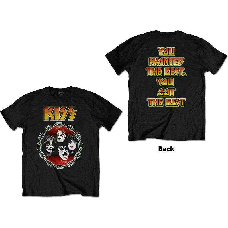 KISS T-Shirt: You Wanted The Best (Back Print) Fashionable Trendy Casual