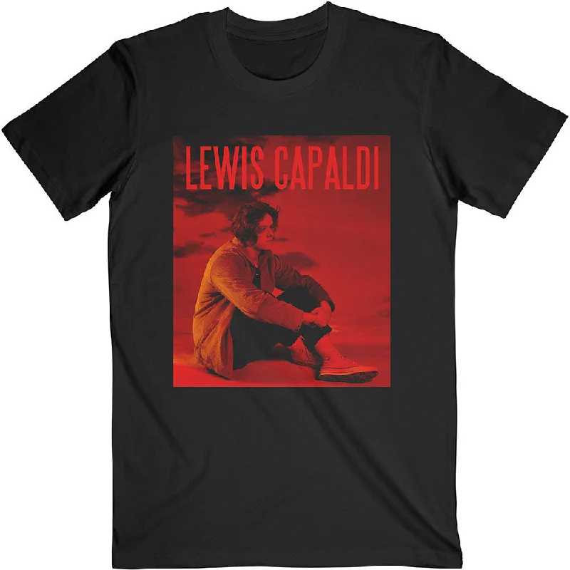 Lewis Capaldi | Official Band T-Shirt | Divinely Uninspired Fleece Fabric Down Fabric Feather Fabric