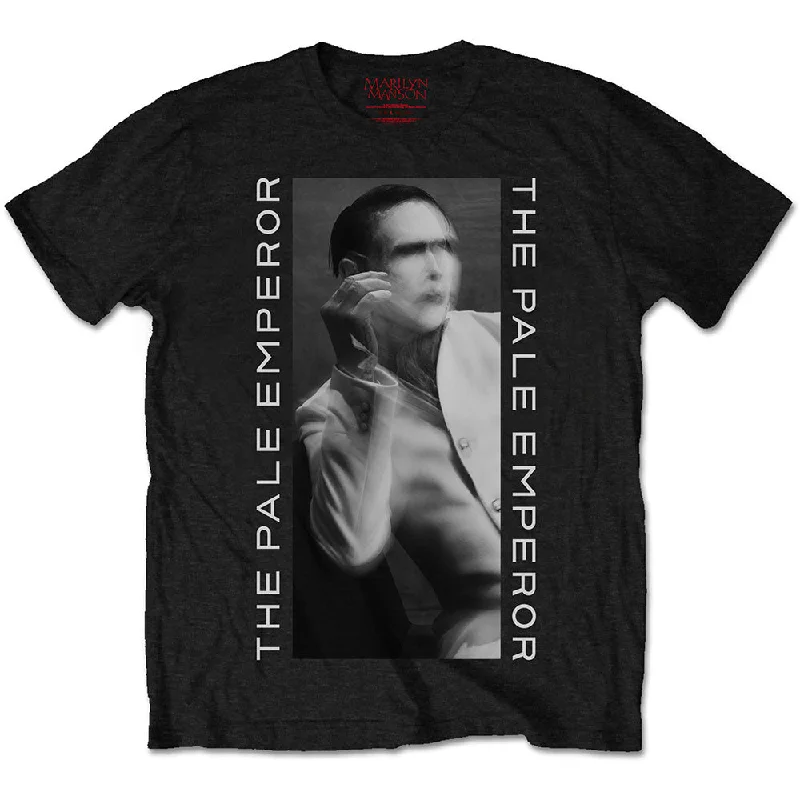 Marilyn Manson | Official Band T-Shirt | The Pale Emperor Zippered Buttoned Snapped