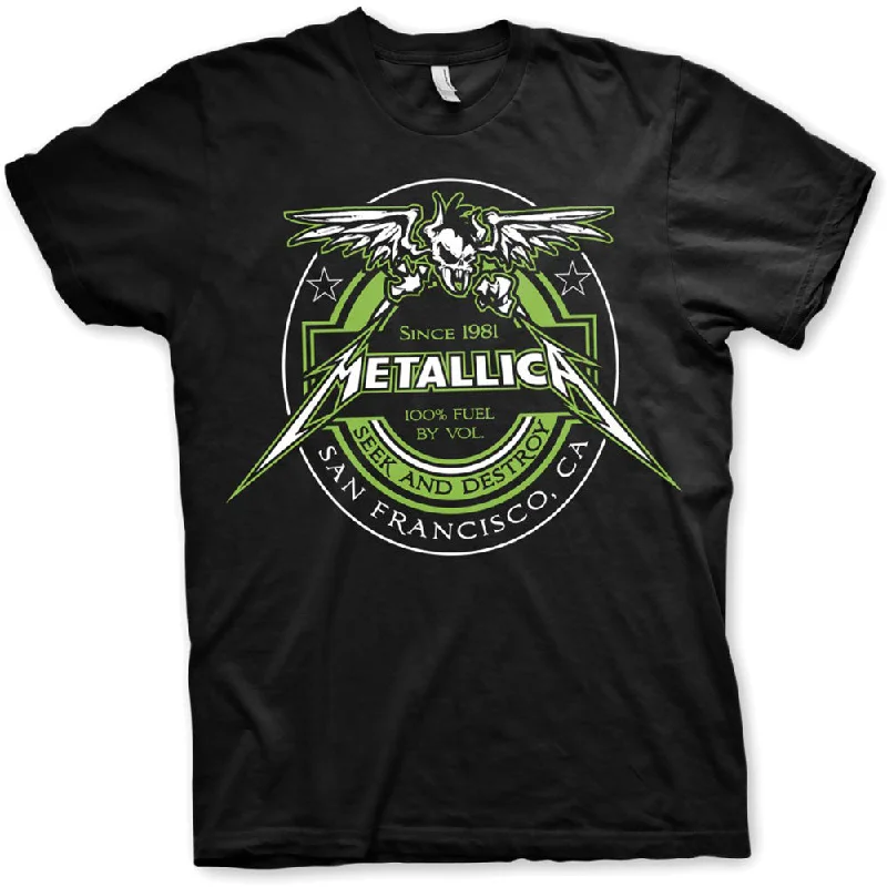 Metallica | Official Band T-Shirt | Fuel Polka Dot Checkered Tartan