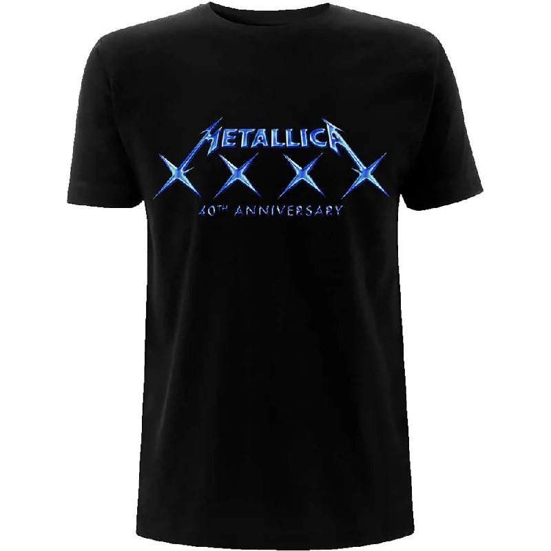 Metallica | Official Band T-Shirt | 40 XXXX Embroidered Appliqued Beaded