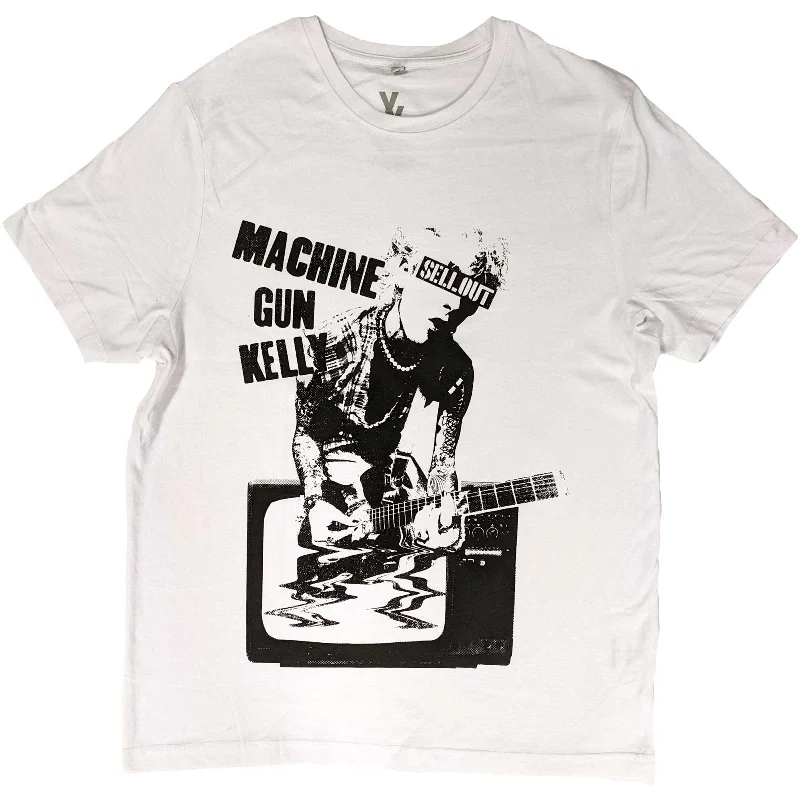 Machine Gun Kelly | Official Band T-Shirt | TV Warp Rayon Fabric Velvet Fabric Corduroy Fabric