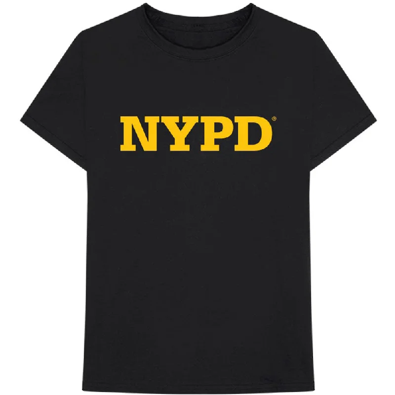 New York City | Official Band T-Shirt | NYPD Text Logo Terry Blend Velvet Blend Canvas Blend