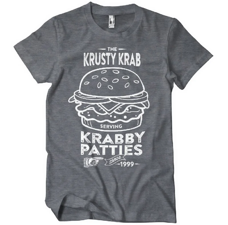 Spongebob | Official Band T-Shirt | Serving Krabby Patties Handmade Hand-knitted Hand-woven