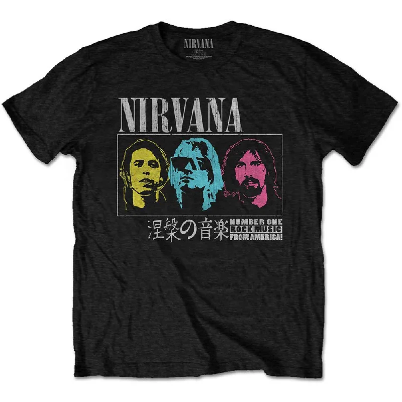 Nirvana | Official Band T-Shirt | Japan! Denim Fabric Leather Fabric Suede Fabric