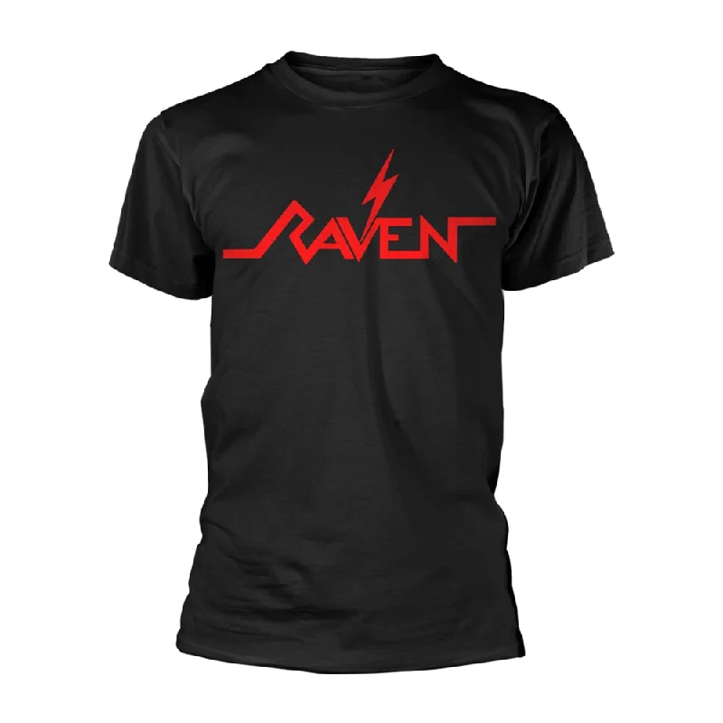 Raven Unisex T-shirt: Alt Logo Spandex Blend Rayon Blend Denim Blend