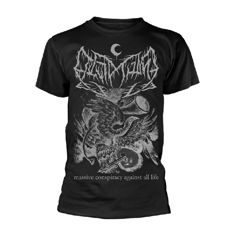 Leviathan Unisex T-shirt: Conspiracy Seraph Hooded Caped Shawl Collar