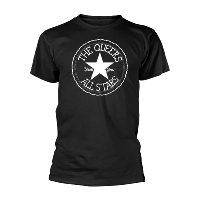 The Queers Unisex T-shirt: All Stars (Black) Modern Contemporary Chic