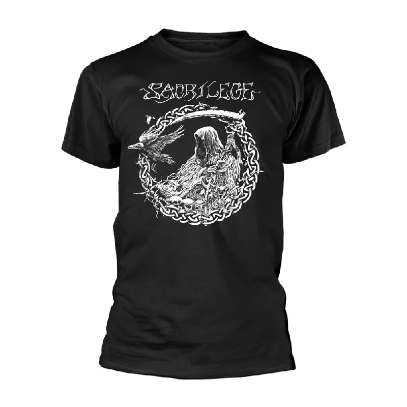 Sacrilege Unisex T-shirt: Reaper Boxy Fit Fitted Loose