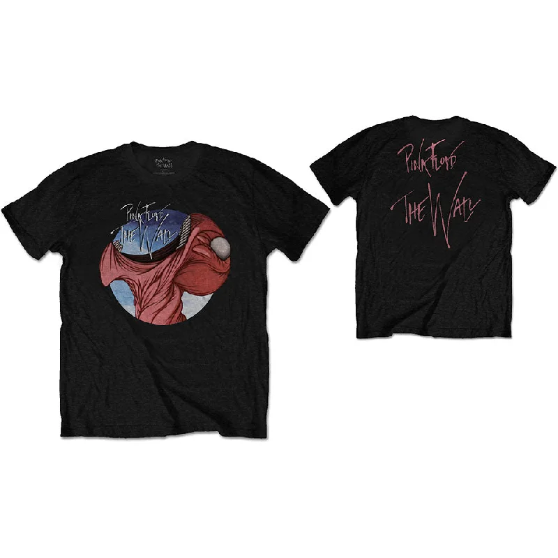 Pink Floyd | Official Band T-Shirt | The Wall Swallow with Back Print Layered Multi-layer Single Layer