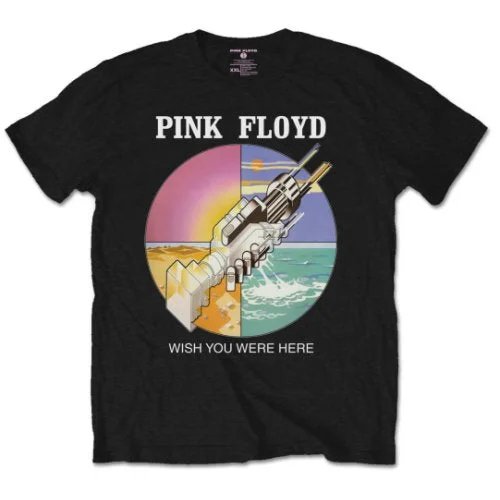 Pink Floyd | Official Band T-Shirt | WYWH Circle Icons Fleece Nylon Spandex