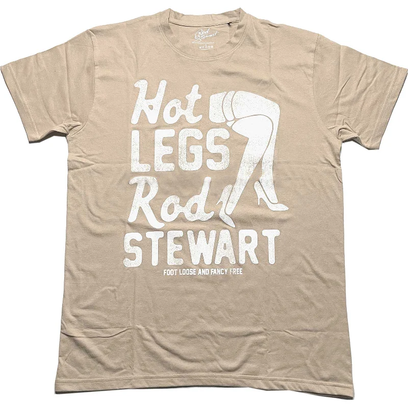 Rod Stewart | Official Band T-Shirt | Hot Legs Welt Pockets Slit Pockets Flap Pockets