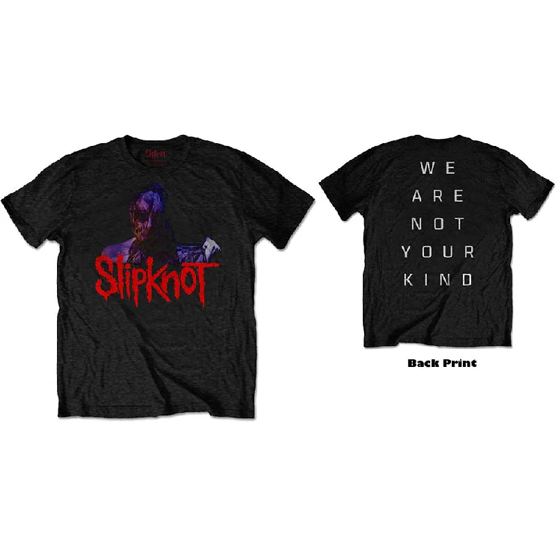 Slipknot | Official Band T-Shirt | WANYK Back Hit (Back Print) Knit Fabric Woven Fabric Fleece Fabric