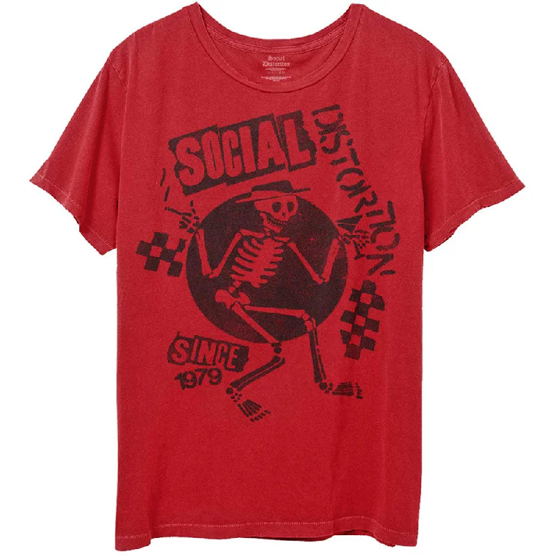 Social Distortion | Official Band T-Shirt | Speakeasy Checkerboard Polka Dot Checkered Tartan