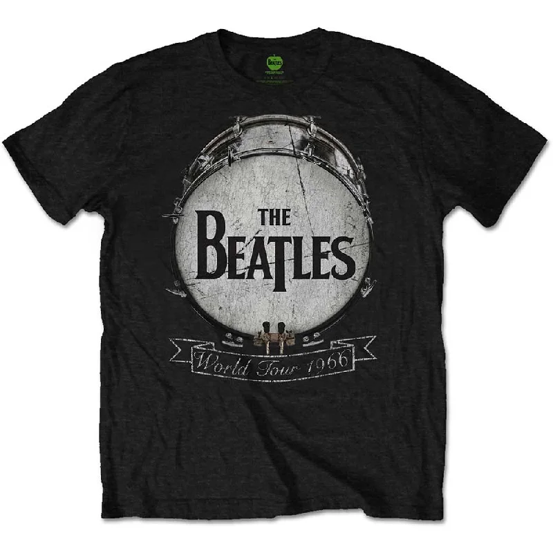 The Beatles | Official Band T-Shirt | World Tour 1966 Satin Fabric Silk Fabric Chiffon Fabric