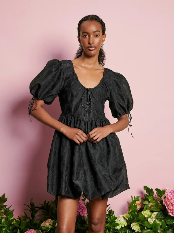 <b>DREAM</b> Coco Organza Mini Dress Chic Puff Sleeve Mini Dress