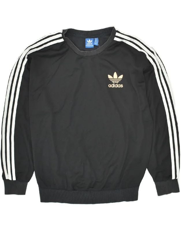 ADIDAS Womens Sweatshirt Jumper UK 8 Small Black Polyester Hoodie with Set-In Sleeves Structured Classic ADIDAS Womens Sweatshirt Jumper UK 8 Small Black Polyester Hoodie with Set-In Sleeves Structured Classic