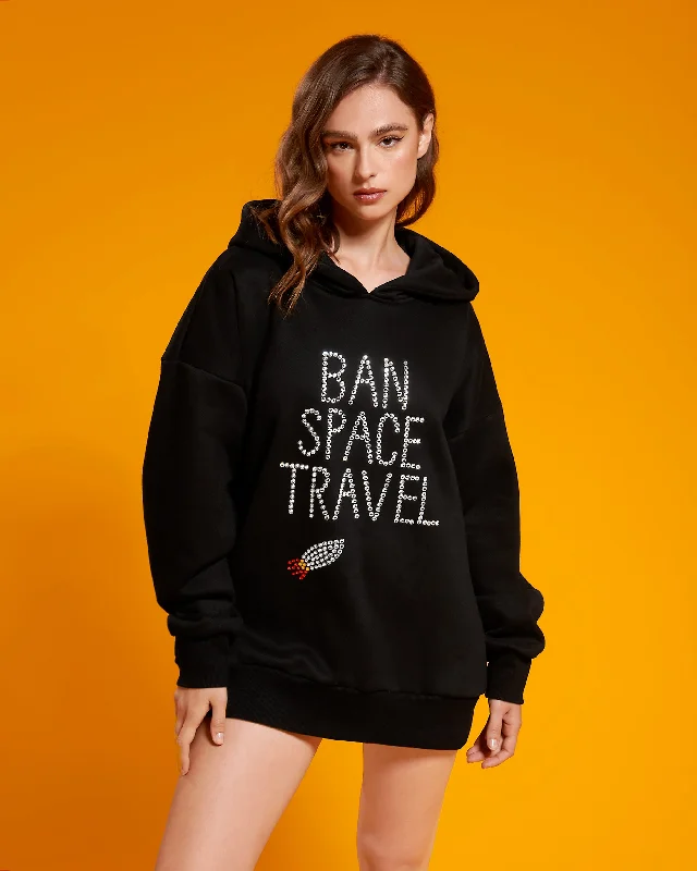 BB x Ashish Ban Space Travel Hoodie Hoodie with Hem Embroidery Detailed Premium