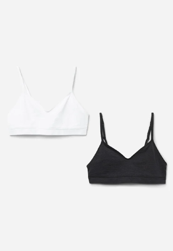 Wireless Bra 2 Pack Push-Up Bralette Set