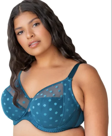 Carmen Bra B2498 / Fashion - Blue Coral Chic Satin Bra