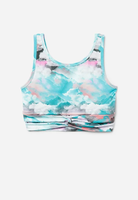 Collection X by Justice Tie-Dye Sports Bra Sports Support Bra