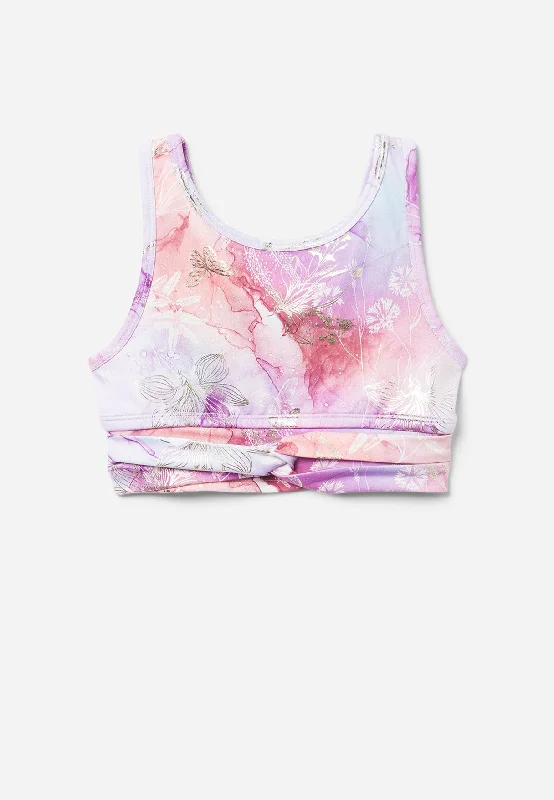 Collection X by Justice Tie-Dye Sports Bra Soft Cup Bra