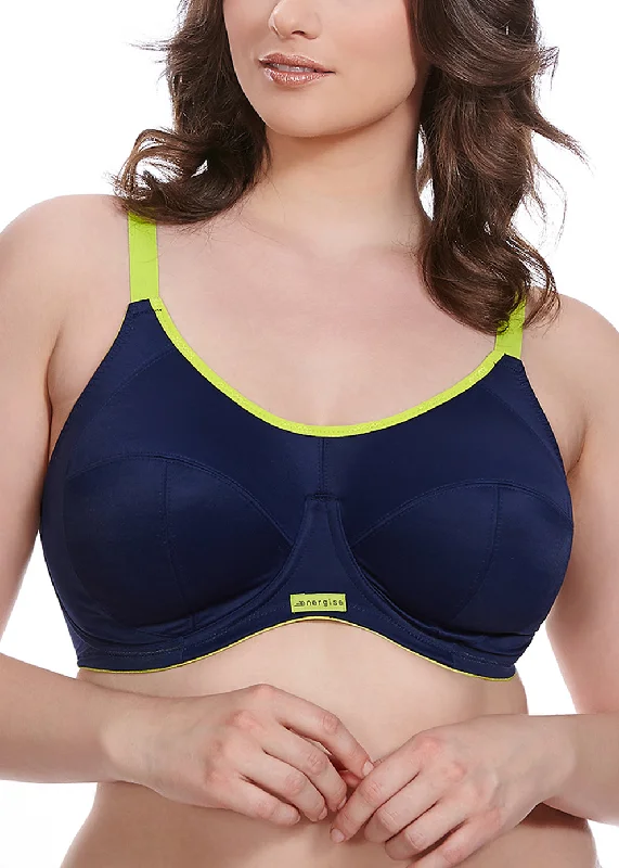 Energise EL8041 Sports Bra with J-Hook (Navy) Simple Wireless Bra