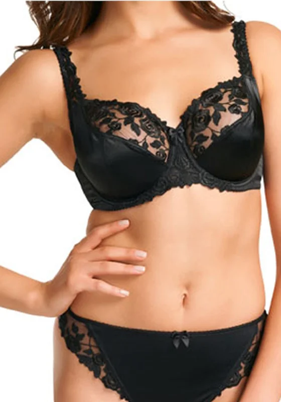 Fantasie Belle Balcony Bra, Black Comfortable Fit Bralette