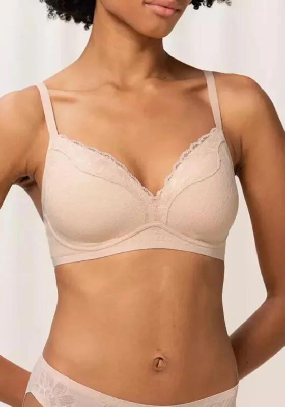 Triumph Fit Smart P01 EX Padded Bra, Natural Breathable Wireless Bra