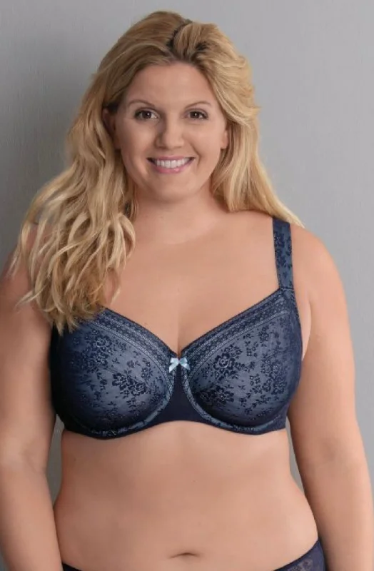 Fleur-5653 Underwire Bra -  Maritime Blue (Limited Availability) Trendy Sports Bra