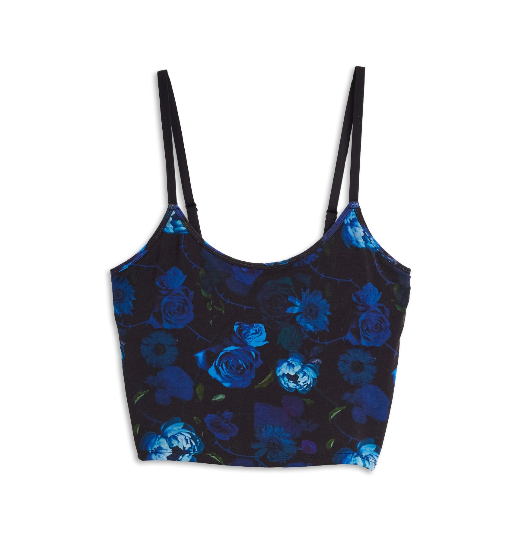 Longline Bra Top - TENCEL™ Modal Floral Remedies Comfortable Active Bra