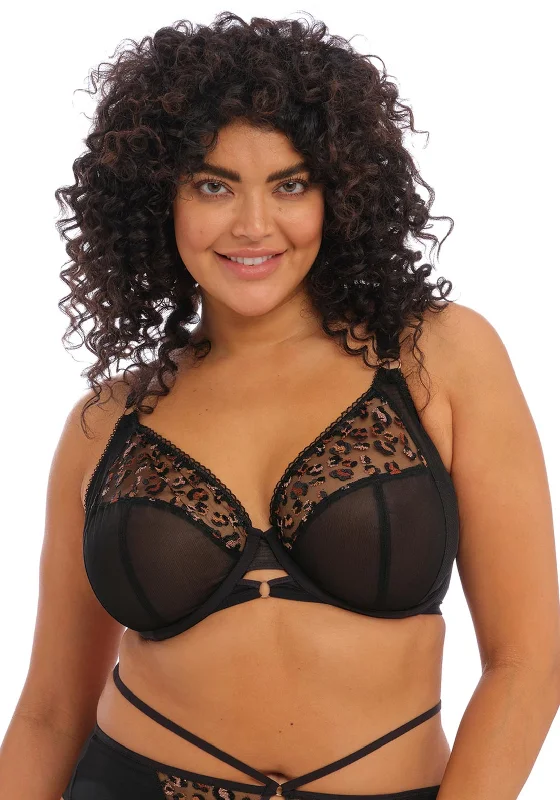 Elomi Namrah Bandless Bra, Black Soft Strapless Bra