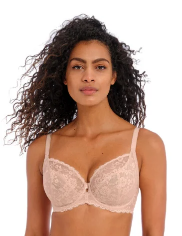 Offbeat AA5451 Uw Side Support Bra - Nat. Beige Soft Mesh Bra