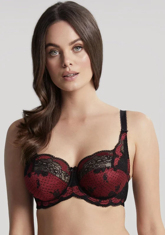 Panache Clara Full Cup Bra, Noir Ruby Sexy Underwire Bra