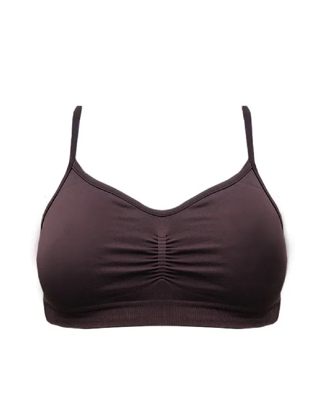 POISE Bra Top | Chocolate Brown Soft Stretch Bra