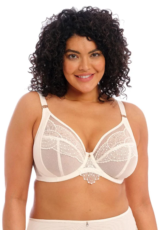 Elomi Priya Plunge Side Support Bra, Vanilla Smooth Fit Bra