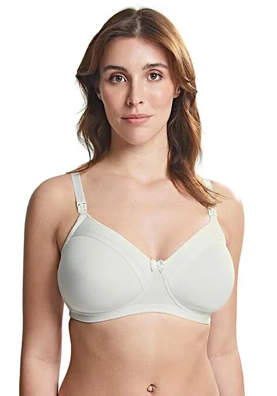 Royce Maisie Padded Nursing Bra, Ivory Adjustable Fit Bra