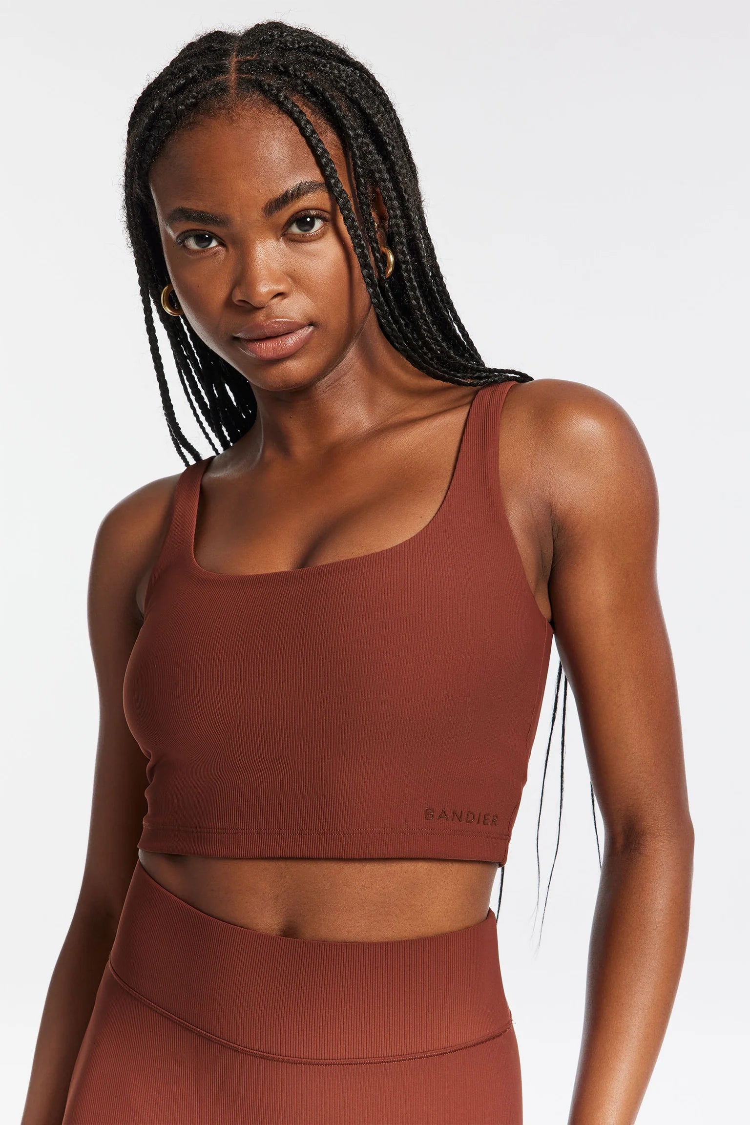 V-Neck Tempo Crop Bra Versatile Bralette Set