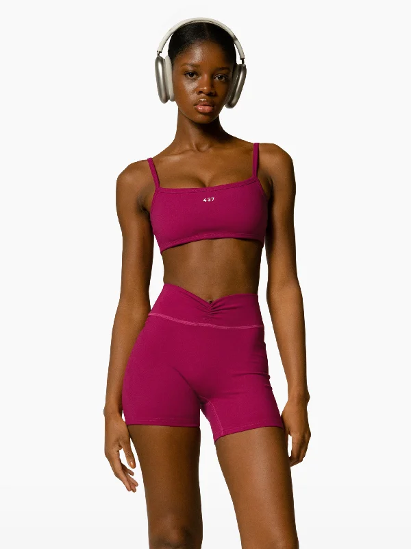 The Micro Bra / Raspberry Active Wear Bra