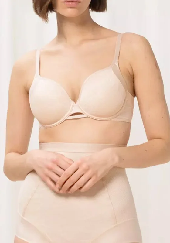 Triumph Airy Sensation Underwired Bra, Nude Ultra-Light Bra