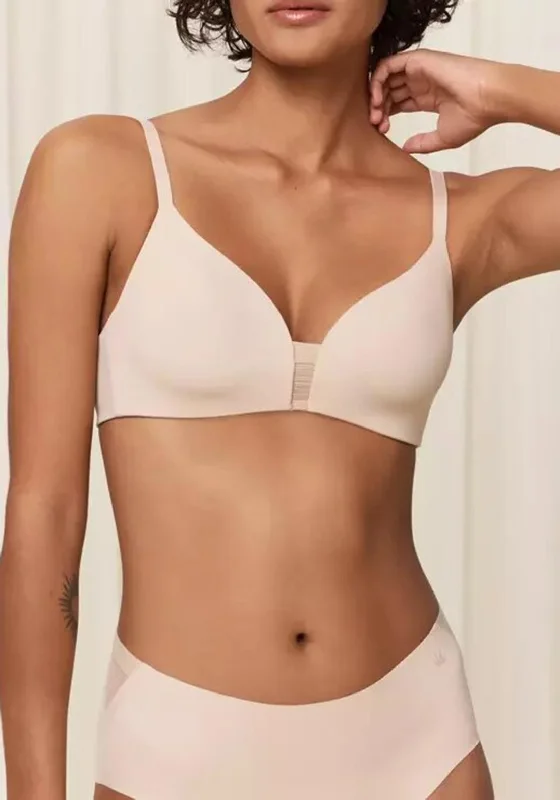 Triumph Flex Smart P EX Non-Wired Padded Bra, Natural Versatile Bralette Set