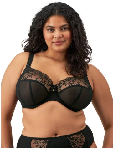 Zarla UW Bra EL302505 - Black Simple Wireless Bra