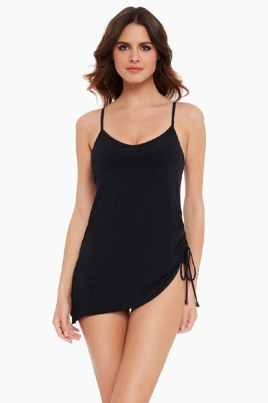 Brynn Swim Dress Plunge Back Swimsuit