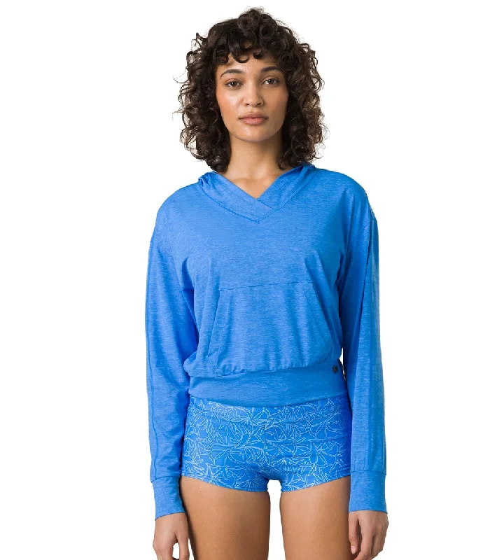 prAna Eileen Hoodie Swim Shirt Sexy Cutout Swimsuit