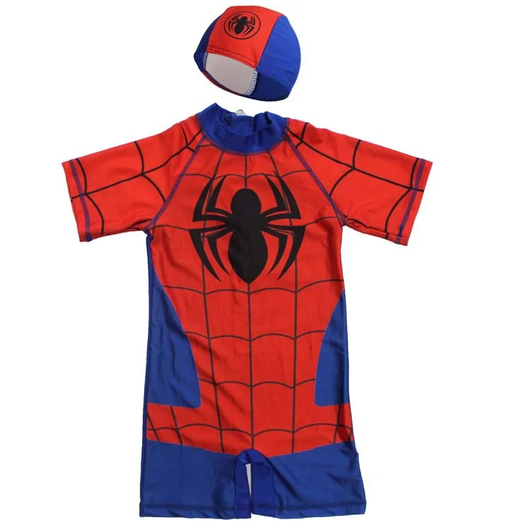 Spiderman swimming costume for kids Elegant Ruffle Swimsuit