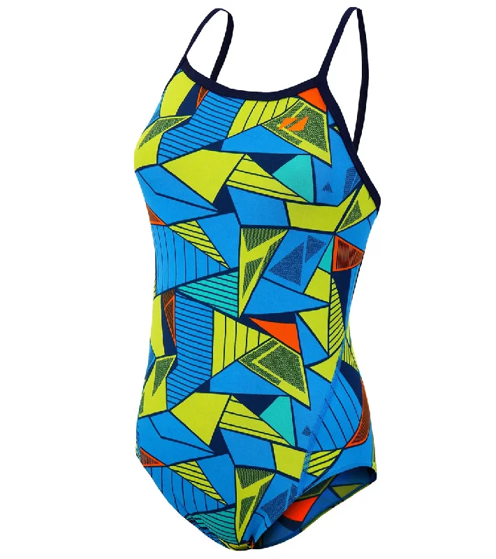 Zone3 Women's Prism 2.0 Strap Back Swimsuit Crisscross Back Swimsuit